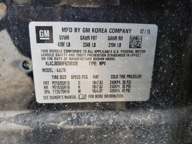 Photo 10 from auction – 2015 BUICK ENCORE CON with VIN KL4CJBSB8FB255328