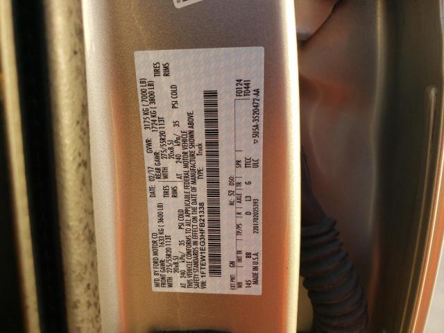 Photo 10 from auction – 2017 FORD F150 SUPER with VIN 1FTEW1EG3HFB21338