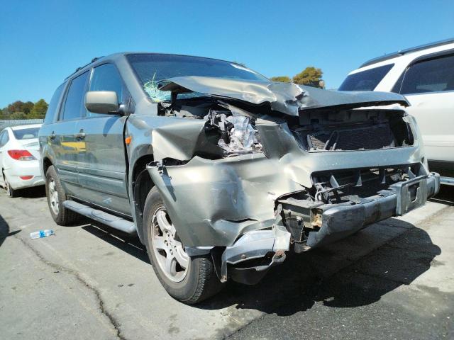 HONDA PILOT EXL 2007 with VIN 2HKYF18587H515672 - Photo from auction