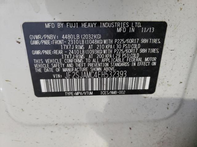 Photo 10 from auction – 2014 SUBARU FORESTER 2 with VIN JF2SJAMC4EH532393