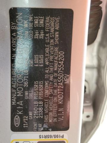 Photo 10 from auction – 2013 KIA SOUL with VIN KNDJT2A55D7554200