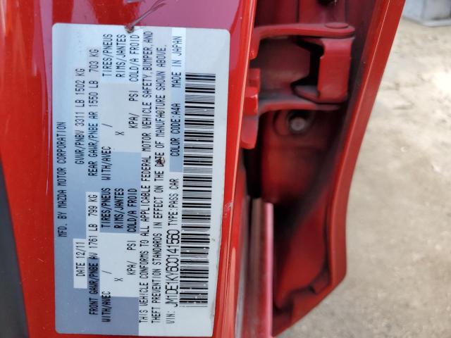 Photo 10 from auction – 2012 MAZDA MAZDA2 with VIN JM1DE1KY6C0141560