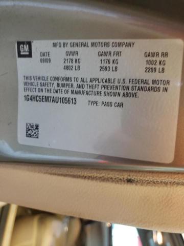 Photo 10 from auction – 2010 BUICK LUCERNE CX with VIN 1G4HC5EM7AU105613