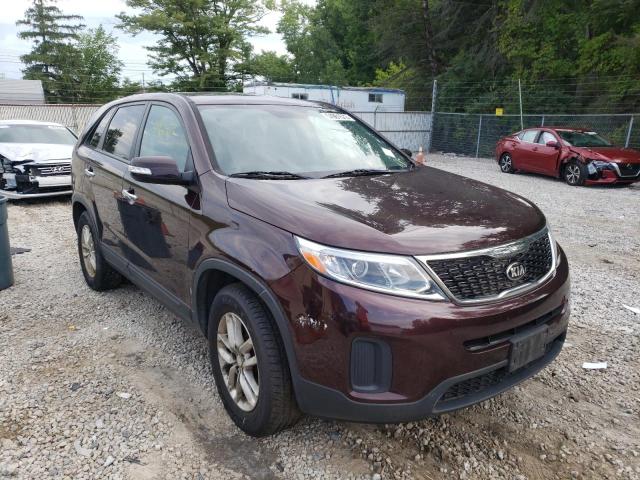 KIA SORENTO LX 2015 with VIN 5XYKT3A68FG629822 - Photo from auction