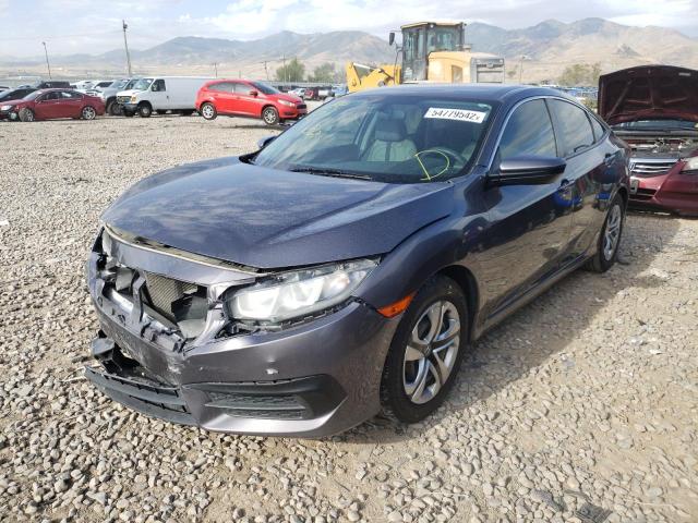 Photo 2 from auction – 2016 HONDA CIVIC LX with VIN 19XFC2F54GE080792