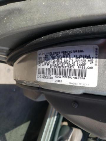 Photo 10 from auction – 2003 TOYOTA AVALON XL with VIN 4T1BF28B23U278674