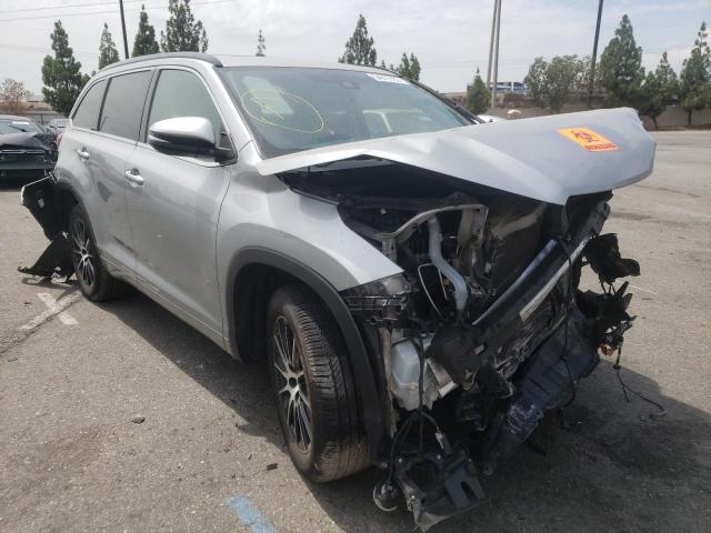 TOYOTA HIGHLANDER 2017 with VIN 5TDKZRFH1HS193560 - Photo from auction