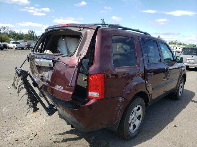 Photo 4 from auction – 2012 HONDA PILOT LX with VIN 5FNYF4H20CB021550