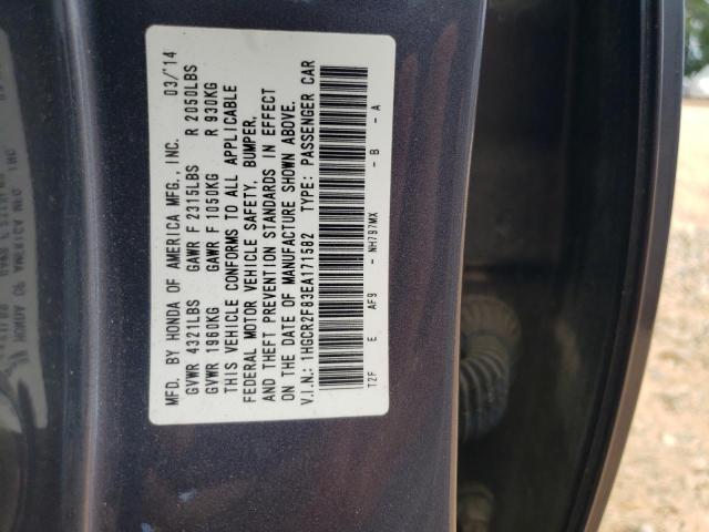 Photo 10 from auction – 2014 HONDA ACCORD EXL with VIN 1HGCR2F83EA171582