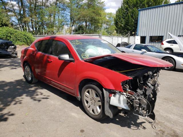 DODGE AVENGER SE 2013 with VIN 1C3CDZAB8DN562425 - Photo from auction
