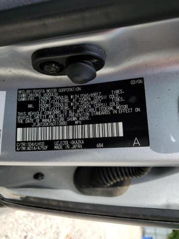 Photo 10 from auction – 2006 LEXUS GX 470 with VIN JTJBT20X760113880