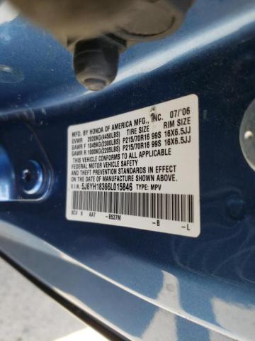 Photo 10 from auction – 2006 HONDA ELEMENT LX with VIN 5J6YH18366L015846