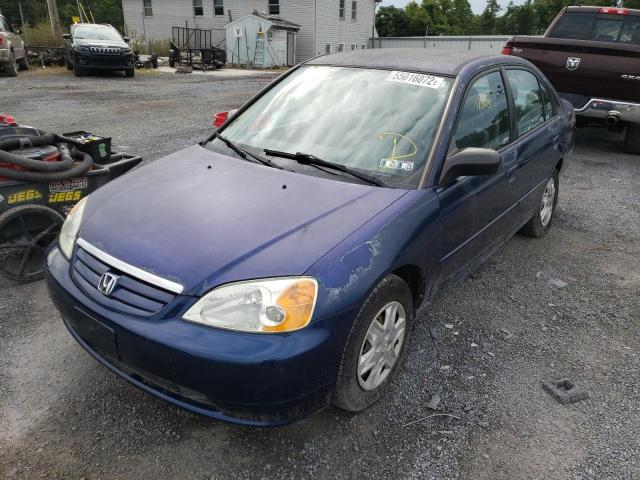 Photo 2 from auction – 2003 HONDA CIVIC LX with VIN 2HGES15573H597482