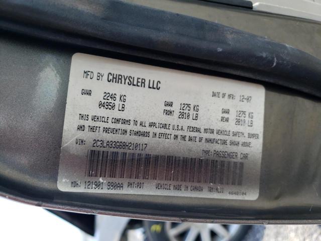 Photo 10 from auction – 2008 CHRYSLER 300 LIMITE with VIN 2C3LA33G68H210117