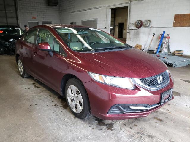 HONDA CIVIC LX 2013 with VIN 2HGFB2F51DH588125 - Photo from auction