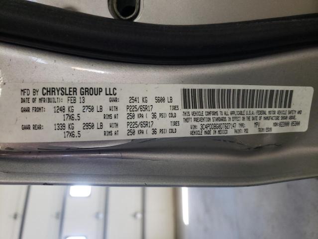 Photo 10 from auction – 2013 DODGE JOURNEY SX with VIN 3C4PDDBG0DT627147