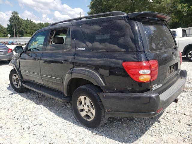 Photo 3 from auction – 2002 TOYOTA SEQUOIA LI with VIN 5TDBT48AX2S102989