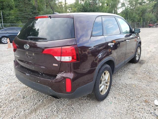 Photo 4 from auction – 2015 KIA SORENTO LX with VIN 5XYKT3A68FG629822