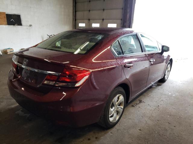 Photo 4 from auction – 2013 HONDA CIVIC LX with VIN 2HGFB2F51DH588125