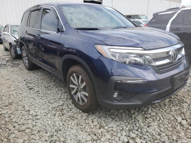 HONDA PILOT EXL 2021 with VIN 5FNYF6H51MB013142 - Photo from auction
