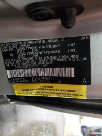 Photo 10 from auction – 2015 TOYOTA SIENNA LE with VIN 5TDKK3DC6FS531511