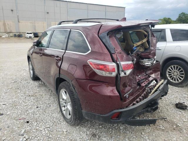 Photo 3 from auction – 2016 TOYOTA HIGHLANDER with VIN 5TDDKRFH1GS354551