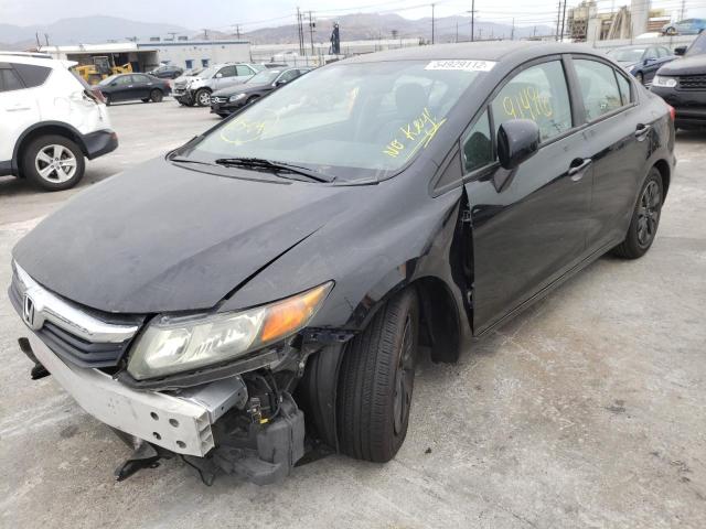 Photo 2 from auction – 2012 HONDA CIVIC LX with VIN 19XFB2F5XCE367289
