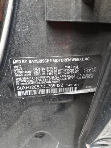 Photo 10 from auction – 2013 BMW X6 XDRIVE3 with VIN 5UXFG2C57DL785922