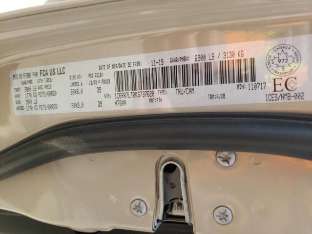 Photo 10 from auction – 2019 RAM 1500 CLASS with VIN 1C6RR7LT0KS737628