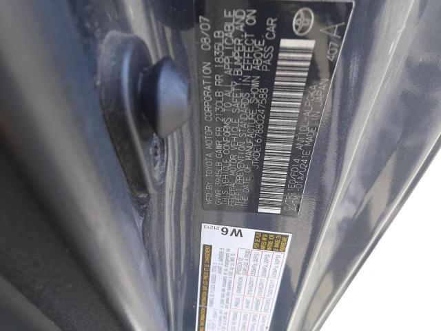 Photo 10 from auction – 2008 TOYOTA SCION TC with VIN JTKDE167880247588