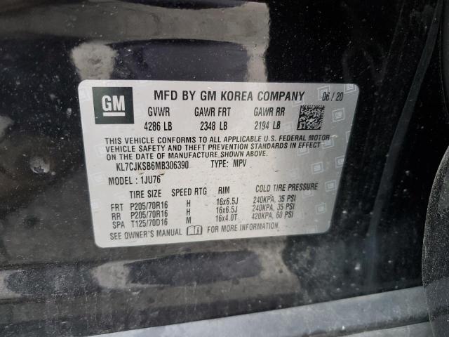 Photo 10 from auction – 2021 CHEVROLET TRAX LS with VIN KL7CJKSB6MB306390