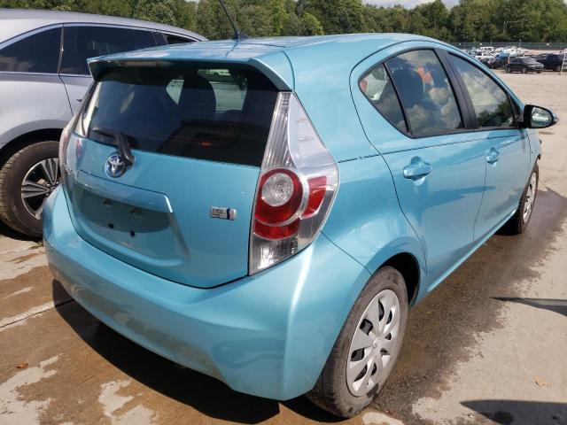 Photo 4 from auction – 2014 TOYOTA PRIUS C with VIN JTDKDTB32E1061843