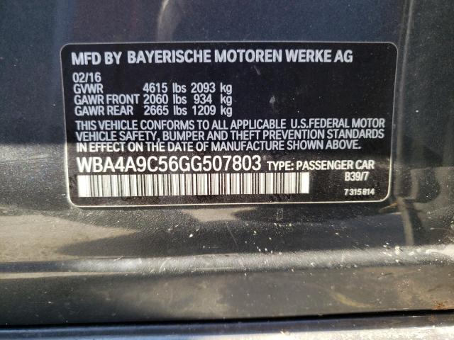 Photo 10 from auction – 2016 BMW 428 I GRAN with VIN WBA4A9C56GG507803