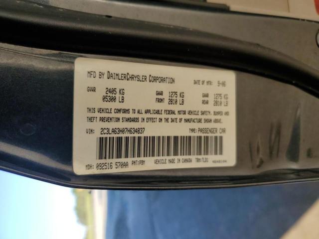 Photo 10 from auction – 2007 CHRYSLER 300C with VIN 2C3LA63H07H634837