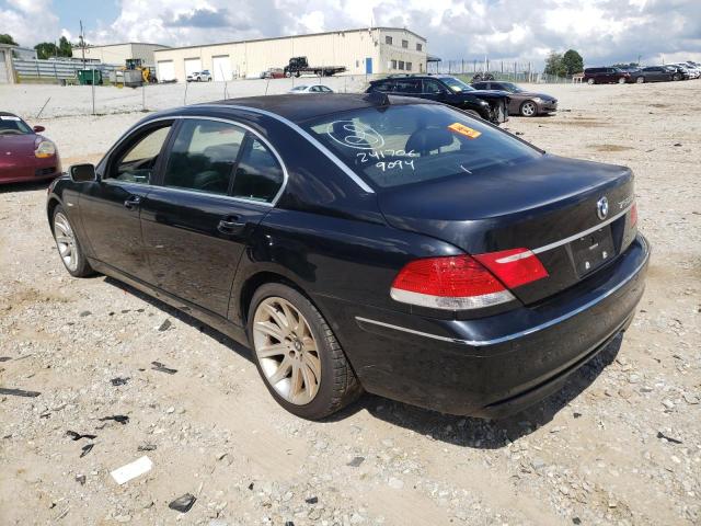 Photo 3 from auction – 2006 BMW 750 LI with VIN WBAHN83596DT60585