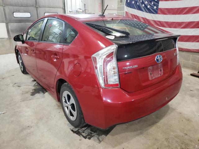 Photo 3 from auction – 2015 TOYOTA PRIUS with VIN JTDKN3DU7F0436300