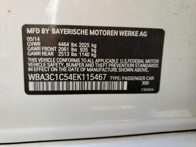 Photo 10 from auction – 2014 BMW 328 I SULE with VIN WBA3C1C54EK115467