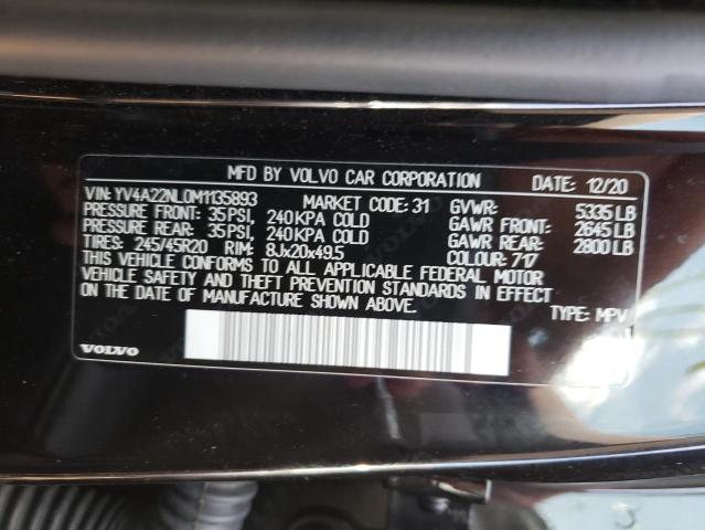 Photo 10 from auction – 2021 VOLVO V90 CROSS with VIN YV4A22NL0M1135893