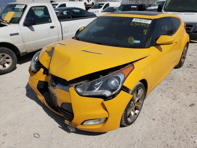 Photo 2 from auction – 2015 HYUNDAI VELOSTER with VIN KMHTC6AD4FU232493