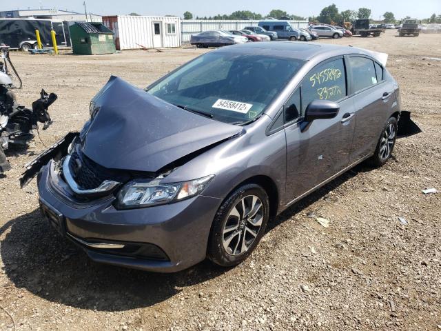 Photo 2 from auction – 2014 HONDA CIVIC EX with VIN 19XFB2F88EE048681