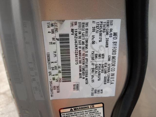 Photo 10 from auction – 2003 FORD EXPLORER X with VIN 1FMZU63K93ZB41575