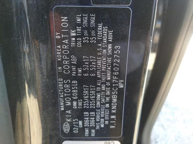 Photo 10 from auction – 2015 KIA SEDONA LX with VIN KNDMB5C17F6072753