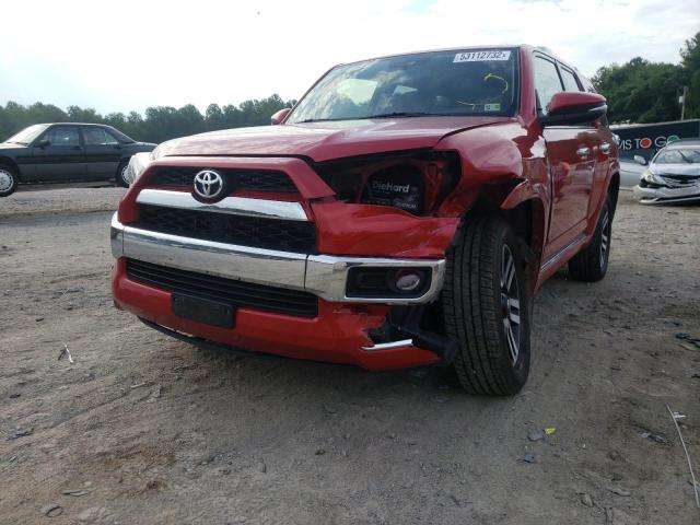 Photo 9 from auction – 2016 TOYOTA 4RUNNER SR with VIN JTEBU5JR0G5384961