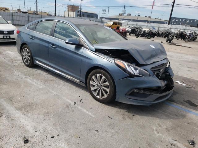 HYUNDAI SONATA SPO 2015 with VIN 5NPE34AF3FH096032 - Photo from auction