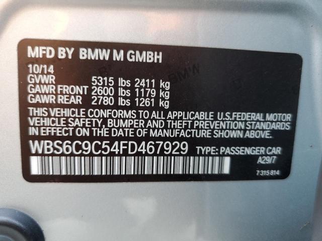 Photo 10 from auction – 2015 BMW M6 with VIN WBS6C9C54FD467929