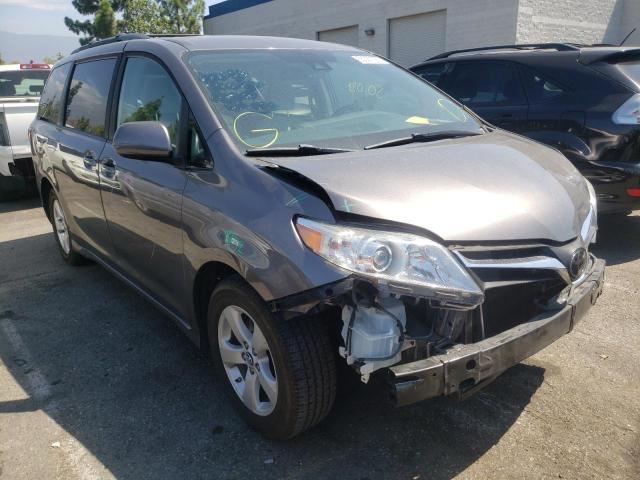 TOYOTA SIENNA LE 2018 with VIN 5TDKZ3DC8JS941957 - Photo from auction