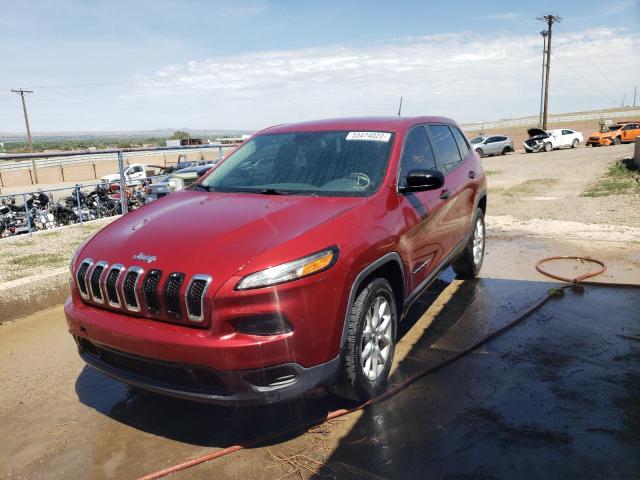 Photo 2 from auction – 2014 JEEP CHEROKEE S with VIN 1C4PJLAB8EW249020