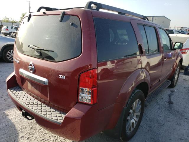 Photo 4 from auction – 2008 NISSAN PATHFINDER with VIN 5N1BR18B08C610884