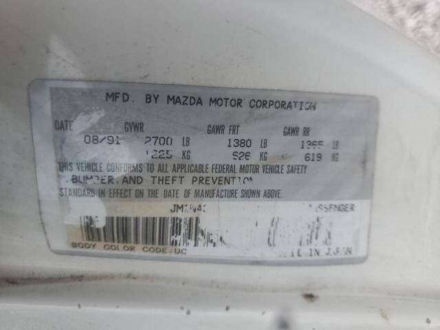 Photo 10 from auction – 1992 MAZDA MX-5 MIATA with VIN JM1NA3515N1300625
