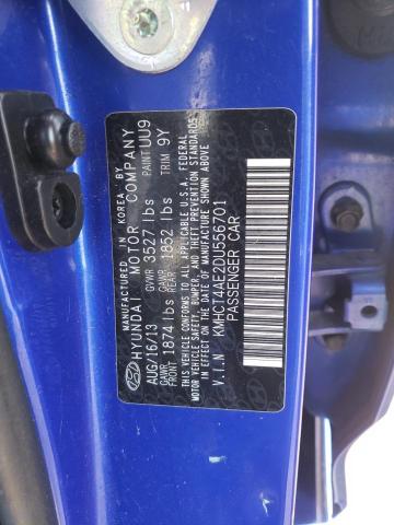 Photo 10 from auction – 2013 HYUNDAI ACCENT GLS with VIN KMHCT4AE2DU556701